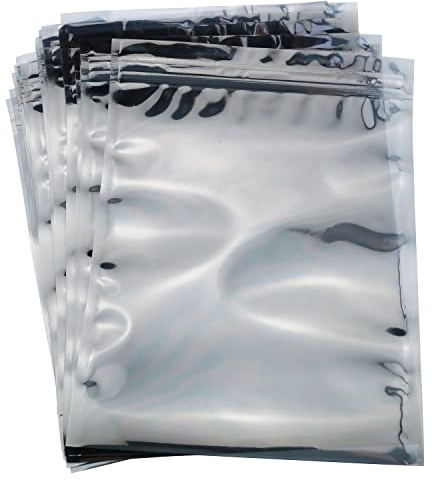 ESD Bag RLECS 25 unidades de 15 x 20 cm/6 x 8 pulgadas, bolsa con cierre de cremallera resellable para SSD HDD y dispositivos electrónicos, bolsas USB