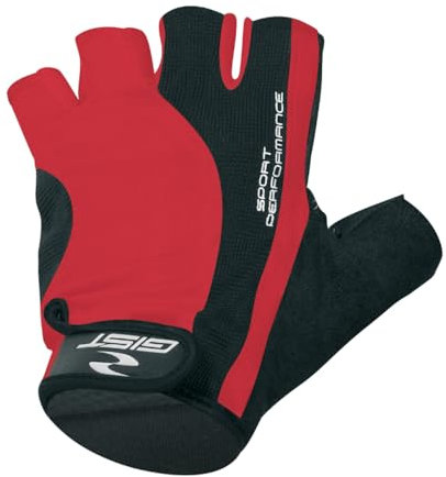 Guantes Velo Corto GIST Pro Rojo XL (Par en Tarjeta) con velcro -5515