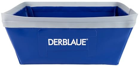 DERBLAUE® Eimer, Hochflexibel, 12001 ml, Blau, Kunststoff