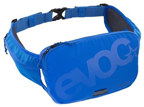EVOC HIP POUCH höftväska, rumpväska (lätt bältesväska med flera fack, med AIR PAD SYSTEM, anpassningsbar), Royal Blue