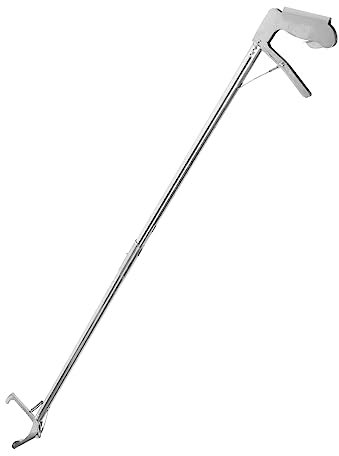 Yardwe Edelstahl Schlangenzange Klappbar Schlange Fangclip Sicherer Schlangenfallenclip Reptilienzange Mit Haken Outdoor Snake Grabber Tool