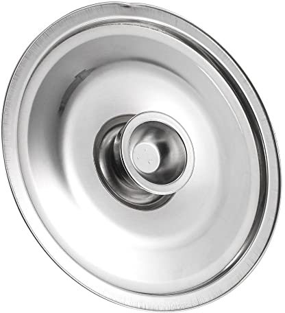 Coperchio sigillante in acciaio inox, per pentole, vasetti, padelle, ricambio per cucina (20 cm)