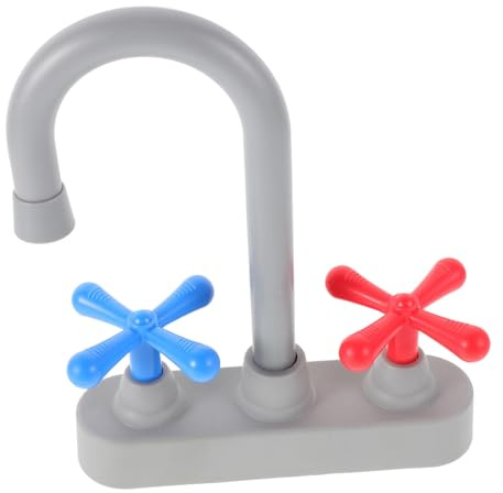 JOINPAYA Toy Kitchen Faucet Sink Toy Pretend Play Faucet for Home Daycare and Outdoor Role-Playing Portable Plastic Kitchen Sink Easy Clean 1 pack