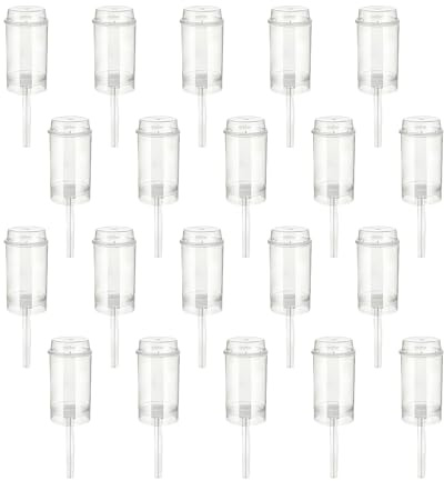 20pcs Push Pop Cupcake Containers Dessert Molds | Cake Pop Molds For Birthday Wedding Party Gathering Pub Kitchen Home Apartment Farmhouse | Dessert Serving Mold Of For And With Reusable Desig