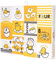Gudetama 12 Tage Adventsbox, schwarz, sortiert, passend für Sockengröße 43-45, passend für Schuhgröße 37-45 (Mädchen/Damen) und passend für Schuhgröße 37-42 (Jungen)