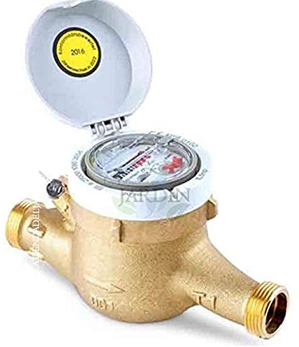 SUINGA. CONTADOR DE AGUA CALIENTE para casa y jardin 25mm chorro múltiple, máximo 90º C. Diámetro 25-1. Longitud sin racor 26 cm. Caudal 6,3 m3/h. Roscas 1 1/4