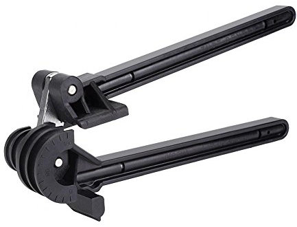 Tube Bender 4 in 1for 3/16in 1/4in 5/16in 3/8in Tube 180 Degrees Manual Tubing Bending Tools for Copper Aluminum and Thin Stainless Steel Pipes, Black