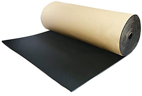 QUARKZMAN 1.52㎡ 10mm Mousse Isolation Phonique Voiture Isolant Thermique Capot Moteur 10mm Isolante 152cmx100cmx10mm