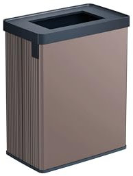CURVER Verto 54L Recycling Bin, Dual Compartments, Recycling Lid, Easy Sorting, Sleek Design, Pearl Rose