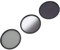 3 in 1 Camera Filter Kit Aluminum Alloy ND8 CPL GND Filter Set Replacement Neutral Density Filter Circular Polarizing Filter Graduated ND Filter (77mm)