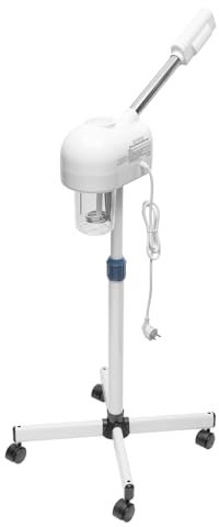 Vaporisateur 2 en 1 pour soin du visage, studio de beauté, sauna facial, réglable en hauteur, sprays appareil à vapeur pour salons de beauté