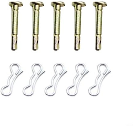 FUANA 10/20 goupilles de cisaillement et goupilles fendues pour un fonctionnement efficace de la souffleuse à neige modèle 73804155 (10 pièces)