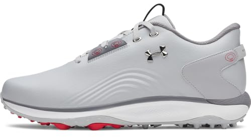 Under Armour Drive Fade 2 Chaussures de golf sans crampons pour homme, (011) Mod Gray/Mod Gray/Metallic Silver, 8.5