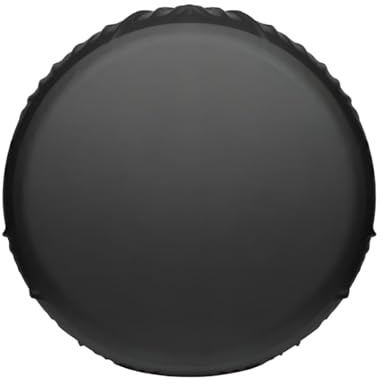 LKRXW Copriruota di Scorta Copertura per Ruota di Scorta PVC e Pelle Copricerchi Antipolvere Impermeabile Copri Pneumatici Protezione per Diametri (60cm-69cm/24-27) Auto Nero