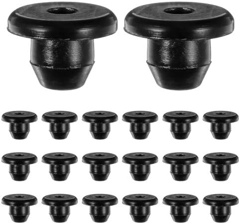 jojofuny 100 St Gummitätning för Hydraulolja Fyllhål Flat-head Hydraulisk Jack Oljetätning Plug Reservdelar för Golvdomkrafter Passar Standard Oljereservoarer och Underhållsverktyg