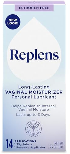 Replens Long-lasting Vaginal Moisturizer With Reusable Applicator, 14 Applications