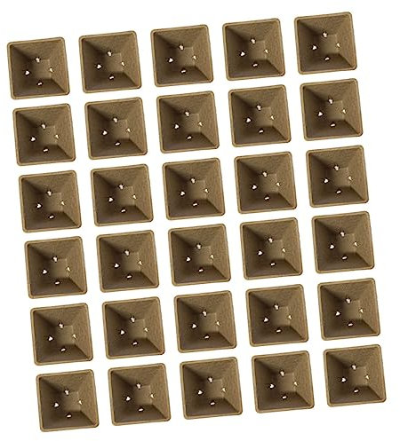 SUPVOX 100pezzi Vasetti Per Piantine Biodegradabili Da Contenitori Per Coltivazione Piante Per Trapianto e Crescita Di Fiori e Pomodori Giardino