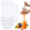 Xialvyu 6 Stück Nussmilchbeutel, 20 × 30 cm Nussmilchbeutel Bio Waschbar Nylon Filtertuch Wiederverwendbar mit Kordelzug für Käse Kaffee Joghurt Fruchtsaft Gemüsesaft