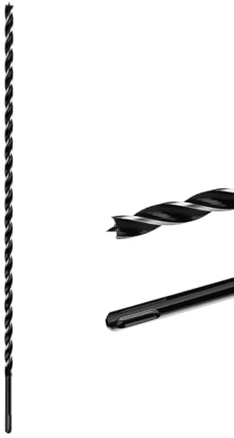 Extra Long 12mm x 600mm Auger Drill Bit SDS Plus, SDS Wood Auger Drill Bits