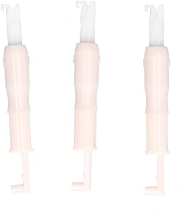 Acouto 3 Pezzi Infila Aghi Automatici in Plastica, Inseritori Aghi Facili per Macchine da Cucire Domestiche, Strumenti di Filettatura Durevoli per un Caricamento Rapido e Preciso