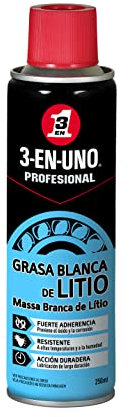 3 EN UNO Profesional - Grasa Blanca de Litio en Spray- 250 ml