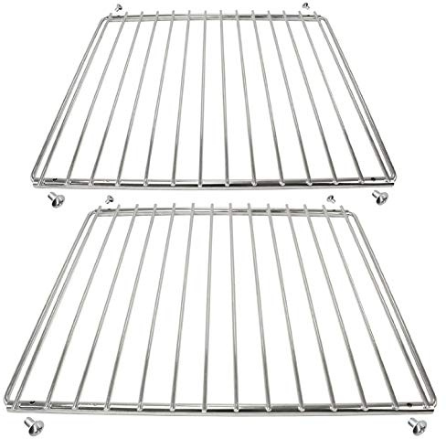 Spares2go Adjustable Fixed Arm Grill Shelf for Universal Oven Cooker & Grill (310 x 340-530mm, Pack of 2)