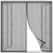 Moustiquaire Fenêtre Magnétique 150x150cm, Rideau Moustiquaire Aimantée Pour Porte Balcon Porte Patio Porte Patio