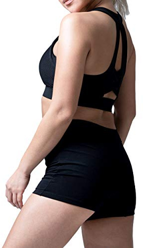 Goat Union Overnight Period Shorts for Women - 2 Absorbent Sleep Period Boyshorts Heavy Flow,4XL, 1 Pair Black