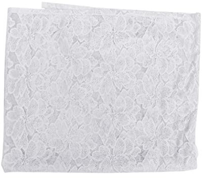 HAWILLOSCH Cortina Corta Media Opaca Visillo Encaje Decorativo Cortina Luz para Ventana