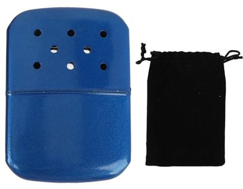Hiraith Réchauffeur de Main Rechargeable de 12 Heures, Réchauffement de Poche Réutilisable en Aluminium Portable pour Le Camping, la Pêche et Les Activités de Plein Air, Le Chauffage