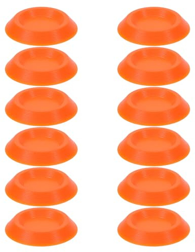 TOGEVAL 12 Pcs Mangeoires en Plastique pour Cafards et Grillons Bol Alimentaire pour Invertébrés Terrariophiles Distributeur Alimentation Petit Animal