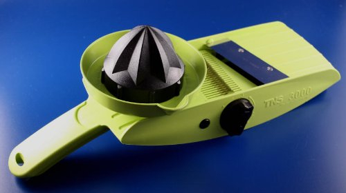 KOMPLETT-SET MIT ERSATZMESSER MESSERSCHUTZ ORIGINAL TNS 3000 GEMÜSEHOBEL ALL IN ONE (Kiwi - Green)