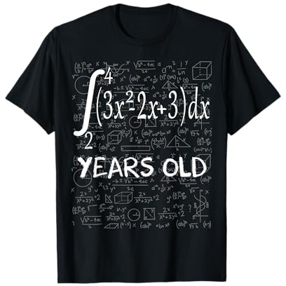50e anniversaire 50 ans calcul intégrale mathématique cadeau T-Shirt