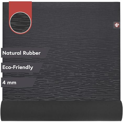Manduka EKOlite® Yoga and Pilates Mat - Charcoal (200cm x 61cm x 4mm)