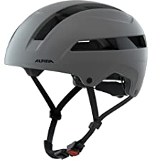 Alpina SOHO - Extrem Robuster, Leichter & Individuell Anpassbarer Urban Fahrradhelm Für Erwachsene, Coffee-Grey matt, 51-56 cm