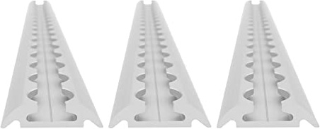 lasiprofi Airlineschiene halbrund: 42 x 9,5 mm, 1.000 mm, 4er Set | Zurrschiene | 100 cm | kompatibel mit Fittingen | Silber eloxiert | für Transporter, Wohnwagen, Sprinter UVM. | Aluminium | 1 m