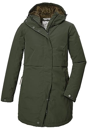 G.I.G.A. DX Gw 41 Wmn Prk Giacca Invernale/Parka Funzionale con Cappuccio, Oliva, 40 Donna