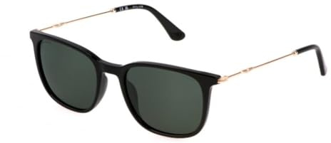 POLICE SUNGLASSES MAT: Injected_C: TOTAL SHINY BLACK D: 145x19 / Male