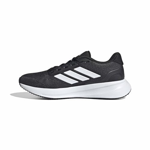 adidas Women's Runfalcon 5 Wide Running Shoes, core Black/Cloud White/core Black, 8.5 UK