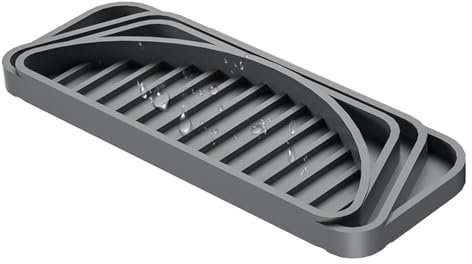 Vassoio antigoccia per frigorifero, vassoio in silicone per dispenser d'acqua per frigorifero, raccoglitore di gocce per erogatore d'acqua, vassoio antigoccia per frigorifero