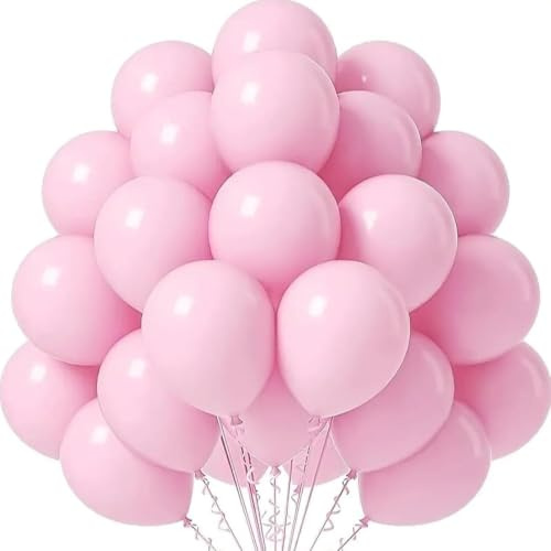 Tourima 20 Luftballons Rosa, 10 Zoll Pastellballons für Hochzeit und Party