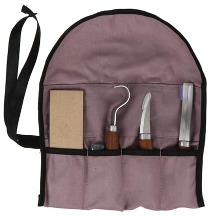 OSALADI 1 coltello da intaglio taglierino strumenti per l'incisione per la lavorazione del legno xilografici strumenti da intaglio Acciaio cromo vanadio