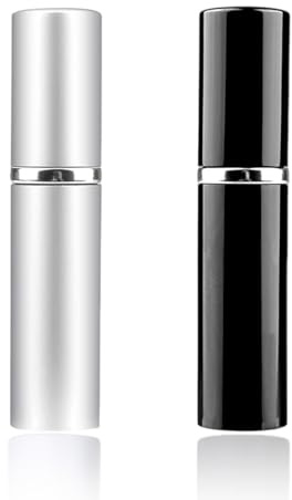 KYLOS 2 Atomizzatori per Profumo da Viaggio - Bottigliette Ricaricabili da 5ml per Uso Quotidiano - Ideali per Viaggi, Festeggiamenti e Palestra - Design Compatto e Antiperdita