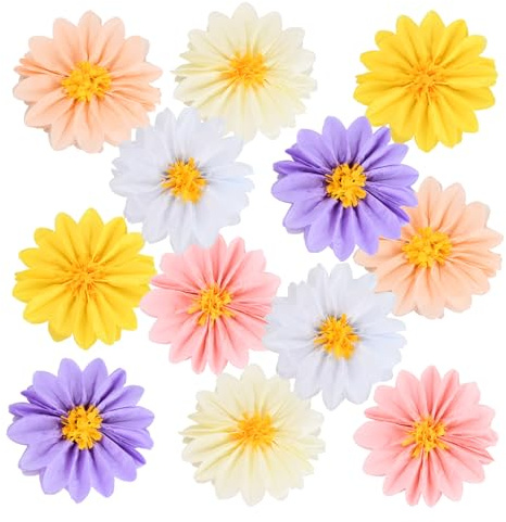 12 Pezzi di Fiori di Carta Giganti, Pompon di Carta Velina per Decorazioni Compleanno, Addobbi Festa Hawaiana, Decorazioni Compleanno, Arredamento Entusiasta, 14 pollici