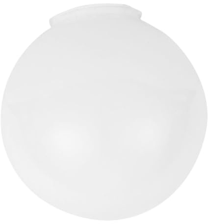 ELAYARD Pantalla Lámpara Redonda Acrílica Protectora para Lámparas Exteriores sin Base Decorativa para y Reemplazo de Globos de Luminaria