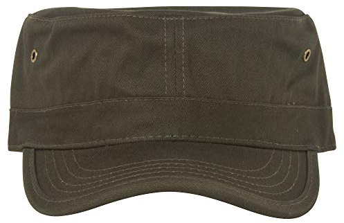 Enzyme Regular Solid Army Caps-Olive W35S45D (One Size)