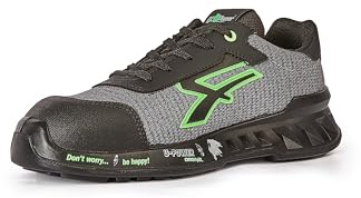 Upower Mixed Mike ESD S1p SRC brand- och säkerhetssko, Grågrön, 44 EU