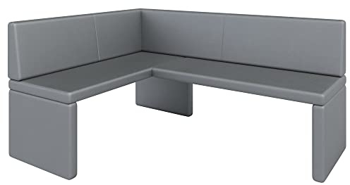 Banc d'angle Akiko - Banc d'angle pour votre salle à manger, cuisine moderne, coin salon, coin repas. Parfait pour la cuisine, le bureau et la réception. Fabrication solide et robuste. (Soft 29