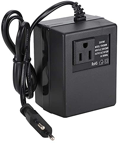 Steckeradapter 300W, Leistungstransformator Spannungswandler AC 220V auf 110V EU AdapterEU (EU Stecker)
