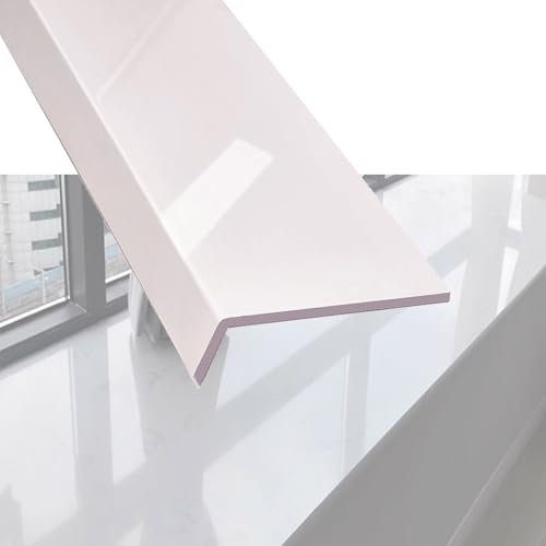 XILYZMO sur Mesure Appui Fenêtre, Appui Fenêtre Transitions Porte Dosseret, Durable Appui Fenêtre Panneau Décoratif, PVC Composite Rebord D'appui Fenêtre Baie Couverture